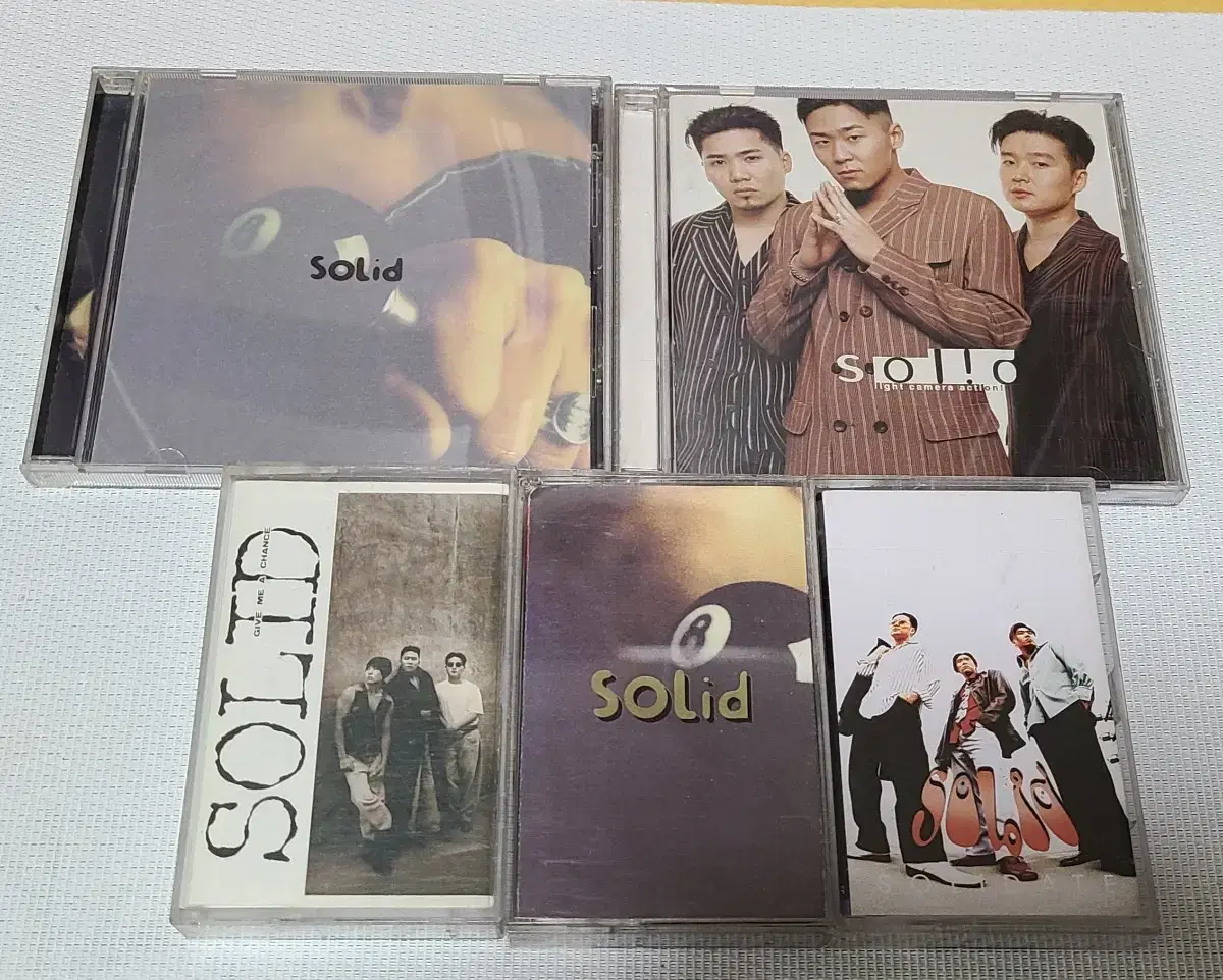 [SOLID] CD&TAPE 솔리드1집2집3집4집 일괄